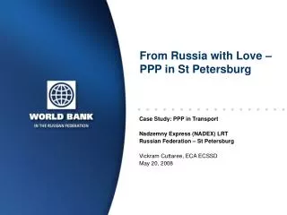 From Russia with Love – PPP in St Petersburg