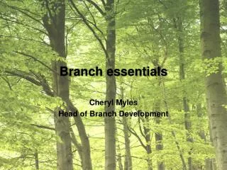 Branch essentials