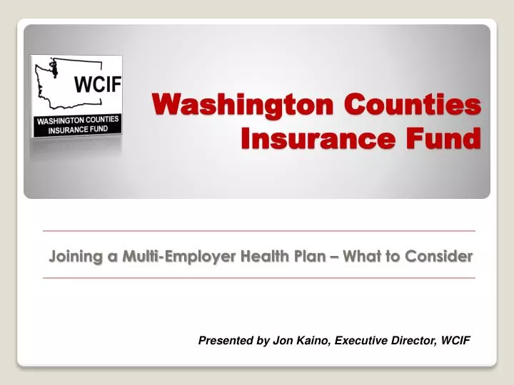washington counties insurance fund