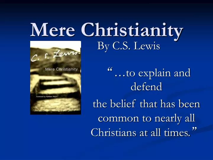 mere christianity