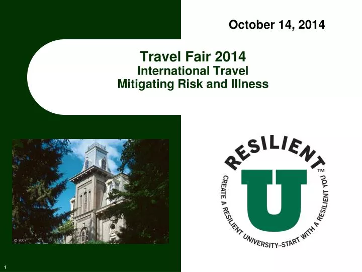 travel fair 2014 international travel mitigating risk and illness