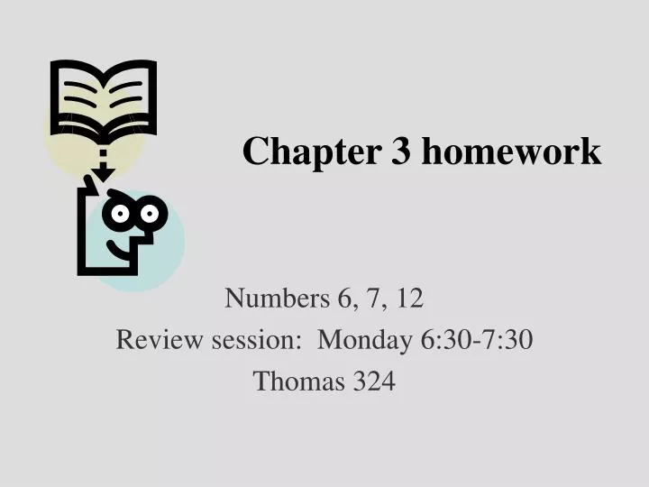 chapter 3 homework