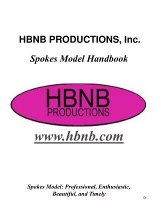 HBNB PRODUCTIONS, Inc.