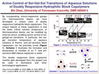 Figure 1. Multiple Sol-Gel/Gel-Sol Transitions