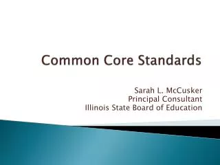 Common Core Standards