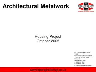 Architectural Metalwork