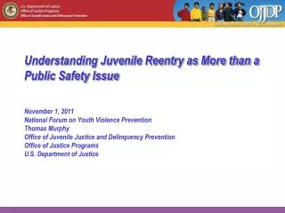 Understanding Juvenile Reentry as More than a Public Safety Issue