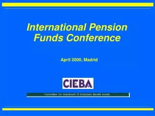 International Pension Funds Conference