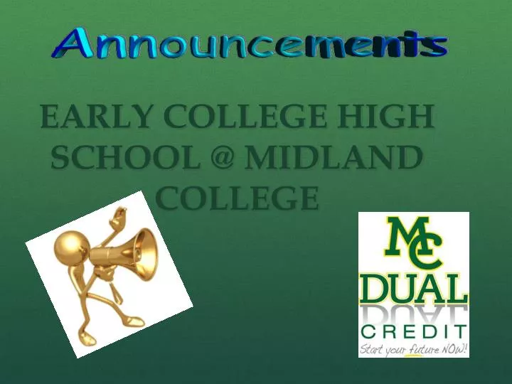 early college high school @ midland college