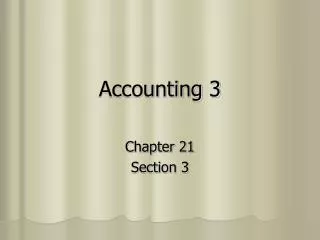 Accounting 3