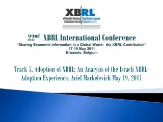 The Israeli XBRL Adoption Experience