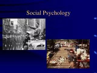 Social Psychology