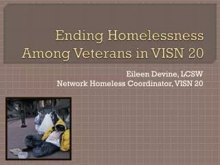 Ending Homelessness Among Veterans in VISN 20