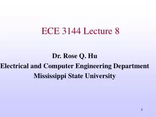 ECE 3144 Lecture 8