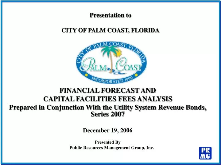 presentation to city of palm coast florida