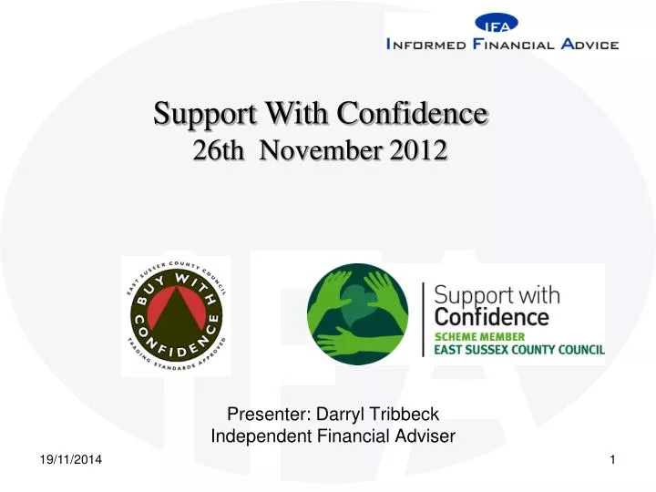 presenter darryl tribbeck independent financial adviser