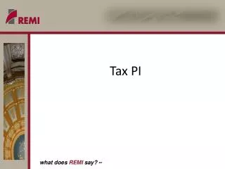 Tax PI