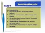 Correlation and Regression - slide 1