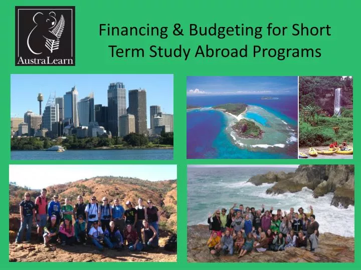 financing budgeting for short term study abroad programs