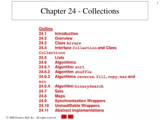 Chapter 24 - Collections