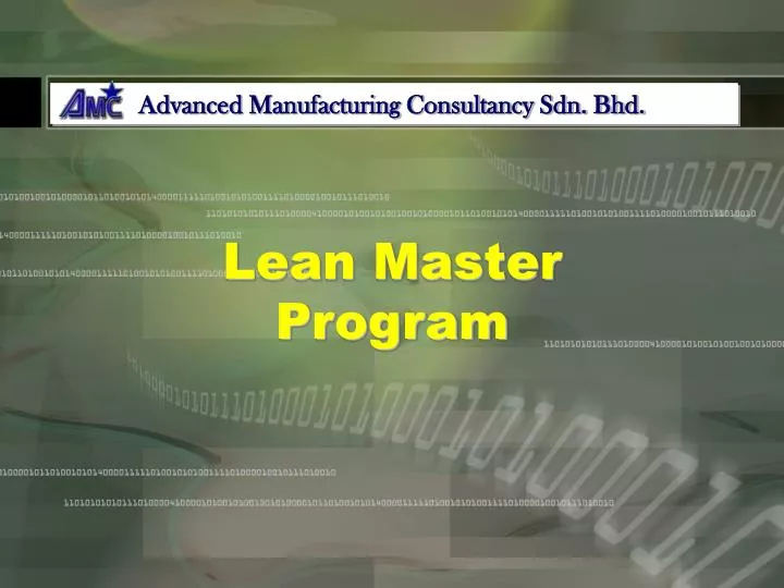 lean master program
