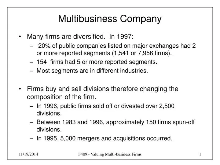 multibusiness company