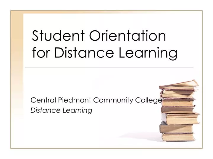student orientation for distance learning