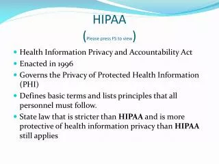 HIPAA ( Please press F5 to view )