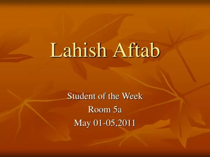 lahish aftab