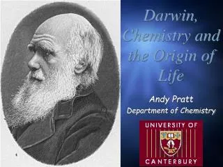 Darwin, Chemistry and the Origin of Life