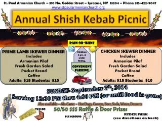 Annual Shish Kebab Picnic