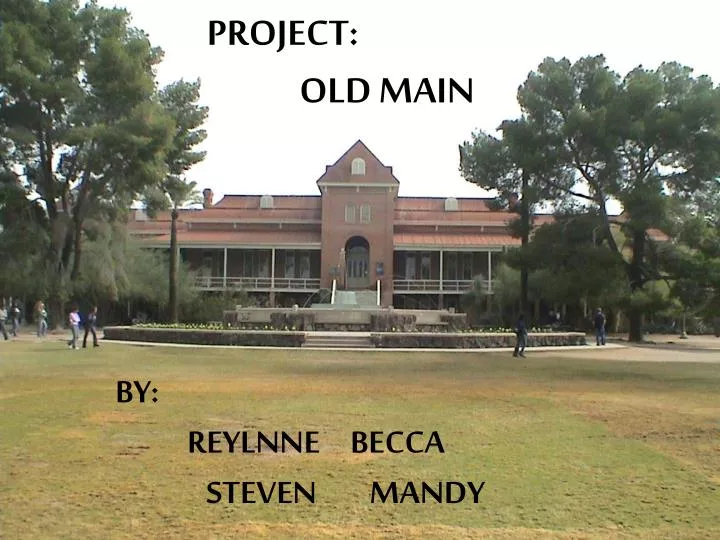 project old main