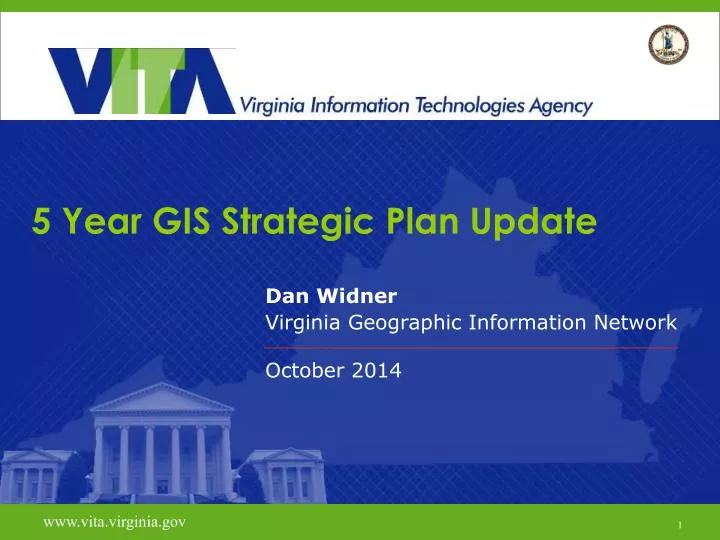 5 year gis strategic plan update