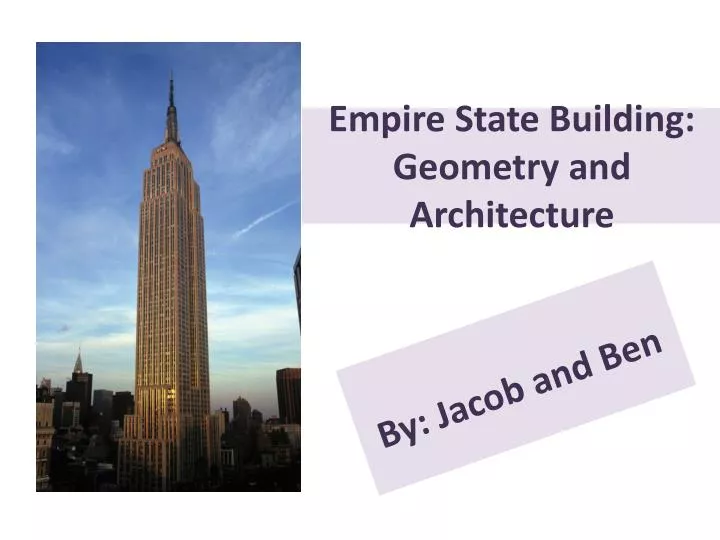 empire state building geometry and architecture