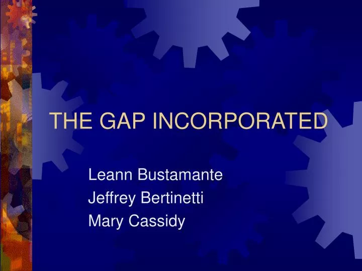 the gap incorporated