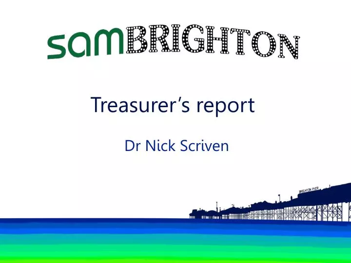 treasurer s report