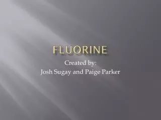 FLUORINE