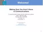 Enhancing Internal Communications: Strategies for Grantmakers' Success - slide 1