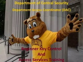 Beginner Key Control And Access Services Training