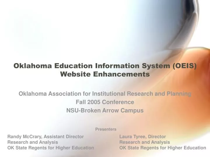 oklahoma education information system oeis website enhancements