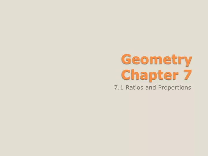geometry chapter 7