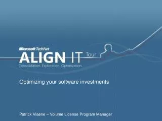 Optimizing your software investments
