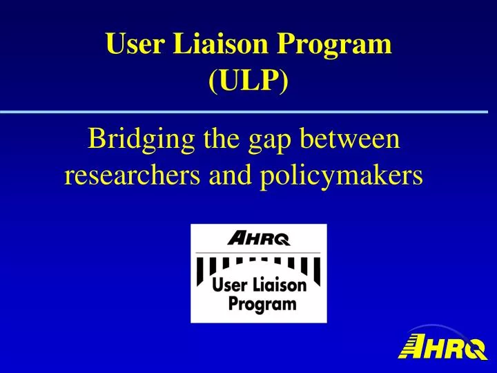 user liaison program ulp