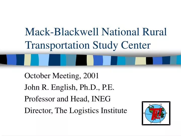 mack blackwell national rural transportation study center