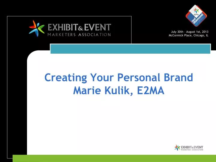 creating your personal brand marie kulik e2ma