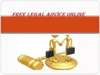 Free legal advice online