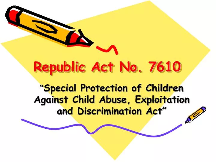 republic act no 7610