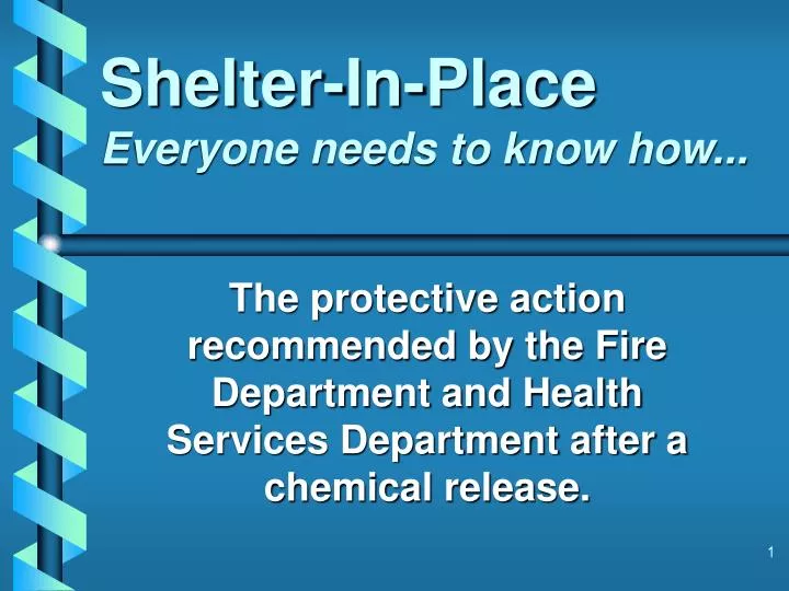 shelter in place everyone needs to know how