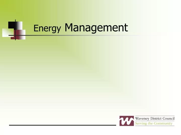 energy management