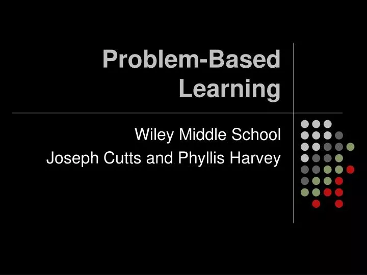 problem based learning